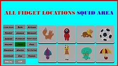Squid Area - All Fidget Locations - Epic Fidget Hunt [Pop It] [Roblox]