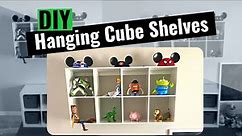 DIY: Hanging Cube Shelves