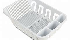 Mainstays 2-piece Plastic Sink Set with Slide-out Drip Tray (Multiple Colors)
