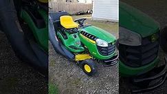 I gathered up all my John Deere Lawn Tractors for a group photo!