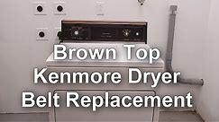Kenmore Dryer Belt Replacement - How to DIY