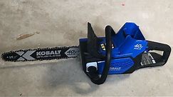 Kobalt 40V Electric chainsaw vs Poulan Pro Gas chainsaw