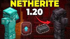 How To Craft Netherite Armor & Tools in Minecraft 1.20