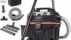 WECLEAN 4 Gallon 5.5 Peak HP Commercial Wet Dry Vacuum Cleaner Shop Vac for Outdoor Patio Wet & Dry Construction Shop Vac with Blower Gift for Father