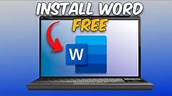 How to Download & Install Microsoft Word For FREE ✅ Full Guide