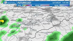 WBIR Weather - FUTURECAST | Shower coverage will stay...