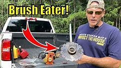 BEST Brush Cutter blade for your string trimmer! | How to install brush cutter blade on weed eater