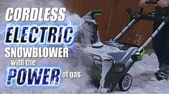 Ego 21" Single Stage 56 Volt Cordless Electric Snow Blower Review