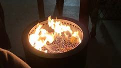 FLAME GENIE REVIEW || PELLET FIRE PIT || AFFORDABLE FIRE PIT || HOME DEPOT FLAME GENIE