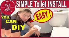 3 Easy Steps To Install A Toilet | Kohler Highline with wax free seal
