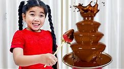 Annie and Suri Pretend Play with Chocolate Food Toys for Kids | Video for Children