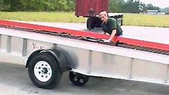 Yard King's Mobile Yard Ramp with High Speed Tow Package