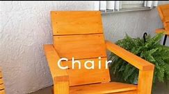 Easy DIY patio chair build perfect dor this summer. Minimal tools require. Full indepth tutorial video on my youtube channel. Link in bio 👍#adirondackchair #diyproject #patiodecor #patiomakeover #diyprojects #patiofurniture