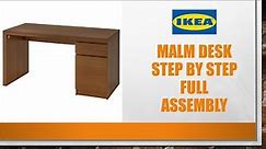 Amazing office table| Full & Detailed Assembly l IKEA Malm