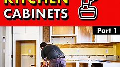 How to INSTALL KITCHEN CABINETS (and remove them)! // DIY Kitchen Remodel Pt. 1