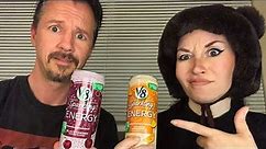 V8 sparkling energy drink review!: Groce_out review episode 1