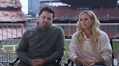 Emily Mayfield gives sneak preview of season three of Progressive Insurance's "At Home with Baker Mayfield" commercial campaign