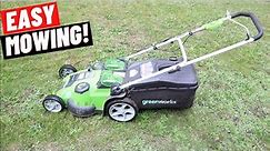 GREENWORKS ELECTRIC LAWN MOWER Review 2021 | 40V 20in Cordless Battery Push Lawn Mower