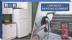 How to Test & Replace a Defrost Heater in a Refrigerator | Repair & Replace