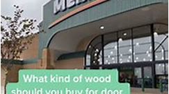 What wood should you buy for your door hangers?