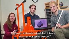 WPI Students Creating Security Robot Prototype for U.S. Air Force