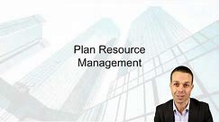 Project Resource Management Overview | PMBOK Video Course