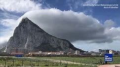 Eerie phenomenon spotted at the Rock of Gibraltar