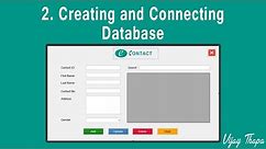 2 How to Create Simple C# Desktop Application? (Creating and Connecting Database)