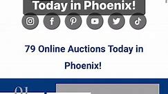 79 Online Auctions Today in Phoenix! WOW!🤩 Bid online at AuctionNation.com | Auction Nation