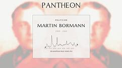 Martin Bormann Biography - German Nazi leader and Hitler's secretary (1900–1945)