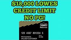 Lowes Business Credit Card Approval! $18,000 No Personal Guarantee