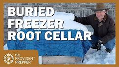 Easy DIY Root Cellar from an Old Freezer