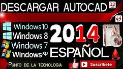 Como descargar,instalar y activar AutoCAD 2014 32 & 64 bits en español (windows 7,8,8.1,10)