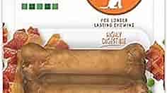 Nylabone Healthy Edibles Long-Lasting Dog Treats - Natural Dog Treats for Small Dogs - Dog Products - Bacon Flavor, X-Small/Petite (8 Count)