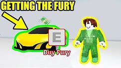 Getting the NEW 3 MILLION FASTEST CAR FURY | Roblox Mad City New Update