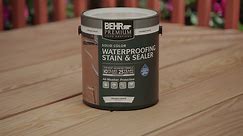 BEHR PREMIUM 1 gal. #SC-147 Castle Gray Solid Color Waterproofing Exterior Wood Stain and Sealer 501301