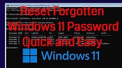 Reset Password Windows 11 via Command Prompt CMD [Tutorial]