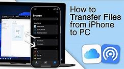 How to Transfer Files from iPhone to Laptop or Windows PC! [2 Ways]