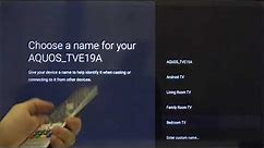 How to Change Sharp Aquos Smart LED TV Name – Video Guide