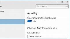 How to Enable, Disable, and Customize AutoPlay in Windows 10