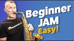 Easy Saxophone Jam for Absolute Beginners