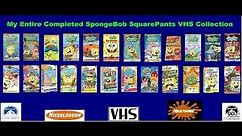 My Entire Completed SpongeBob SquarePants VHS Collection