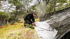 1-Hour Nonstop Heavy Rain,Rainstorm and Thunder Camping • For Relaxing,Resting and Sleeping