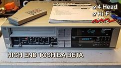 Toshiba's first Hi-Fi Beta VCR (V-S36C from 1983)