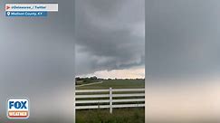 Tornado Sirens Sound During Tornado-Warned Storm In Madison County, KY