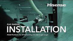 Hisense Gas Range | Installation