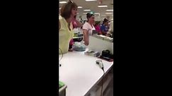 Angry Women at sears, Texas when their card declined