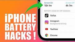5 Easy HACKS to Improve Battery Life on Any iPhone !