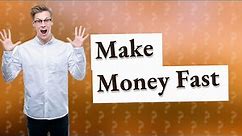 How can I make money in one hour?