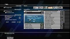Final Fantasy XIII Upgrading Weapons Simple Guide